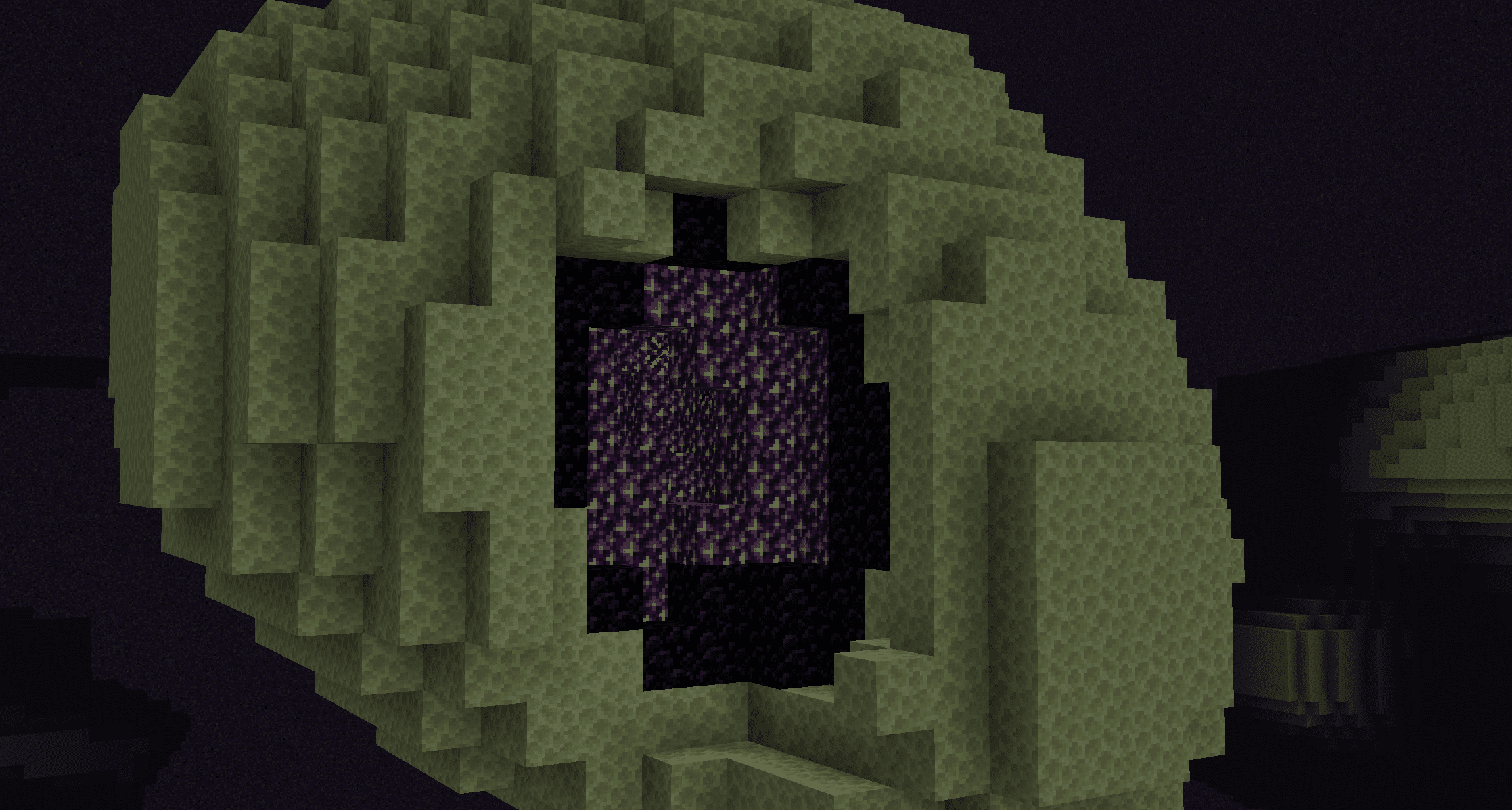 Ender Slime Geode biome from Tinkers Construct